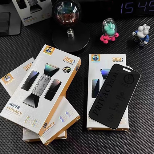 人頭猩360防窺適用iPhone16E高鋁全屏防靜電16/15/14/13/12鋼化膜 人頭猩360防窺適用iPhone16E高鋁全屏防靜電16/15/14/13/12鋼化膜