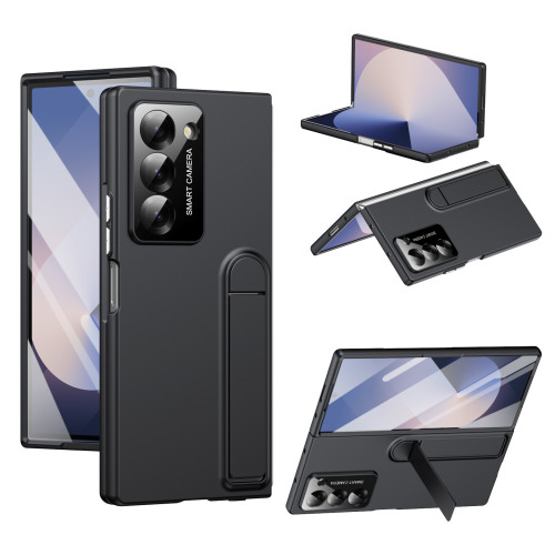 適用三星Galaxy Z Fold6手機殼 Fold 5磨砂支架 Fold 4支架保護套