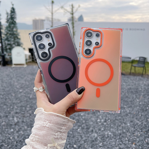 雙色訊彩適用三星S25 ULTRA手機殼炫彩五金磁吸A55 A06全包超防摔 雙色訊彩適用三星S25 ULTRA手機殼炫彩五金磁吸A55 A06全包超防摔