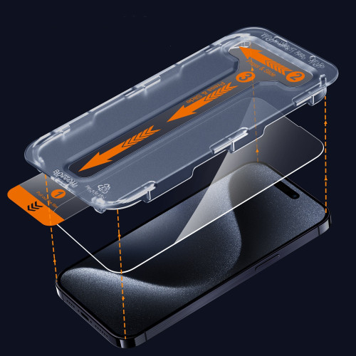 適用iPhone17/16/15/14/13蘋果無塵倉鋼化膜除塵秒貼膜防窺簡易盒 適用iPhone17/16/15/14/13蘋果無塵倉鋼化膜除塵秒貼膜防窺簡易盒