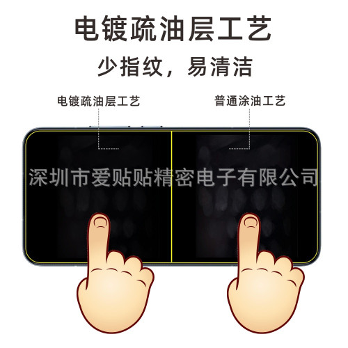 愛貼貼 適用小米14/13鋼化膜，非全屏覆蓋防指玻璃無孔手機膜
