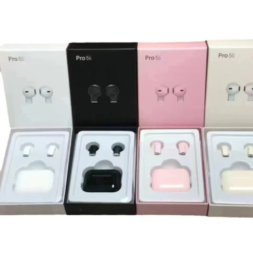 新款pro5s無線入耳式藍牙耳機長續航TWS迷你降噪超長續航運動