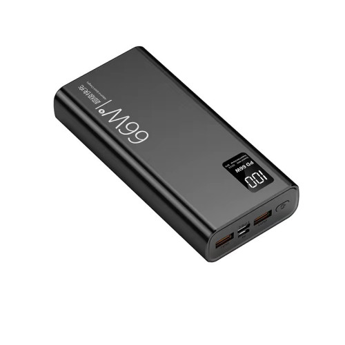 PD超級快充66W充電寶20000安培超大容量雙向行動電源禮品