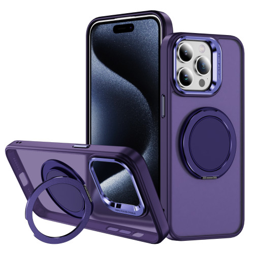 適用蘋果12 Pro max手機殼可360°旋轉支架iphone15 16PLUS保護殼