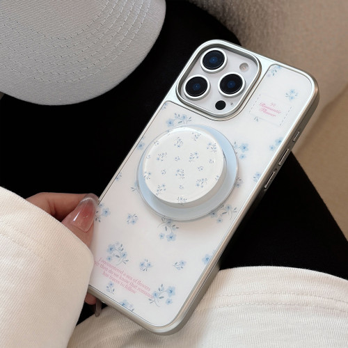 清新適用蘋果17promax手機殼iphone16電鍍13磁吸14小藍花支架12硬 清新適用蘋果17promax手機殼iphone16電鍍13磁吸14小藍花支架12硬