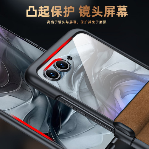適用摩托羅拉Razr60手機殼中軸鉸鏈殼膜一體MOTOrazr2025保護殼套