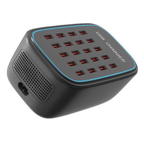 usb多口充電器手機通用接口多功能大功率桌面工作室20/30口插排