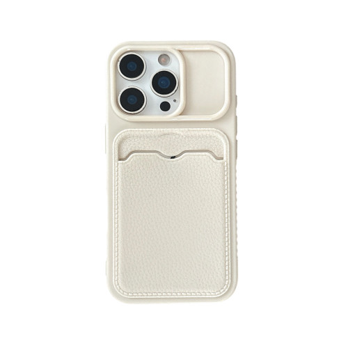 適用蘋果17ProMax手機殼荔枝紋卡包高級感iPhone16軟13/15全包14