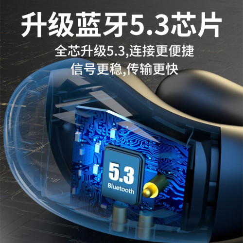 爆款藍牙耳機非骨傳導夾耳式耳機運動降噪超長續航電量S19