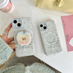 彩色星星字母手機殼適用蘋果16/15/14P簡約磁吸殼iPhone13/12卡通