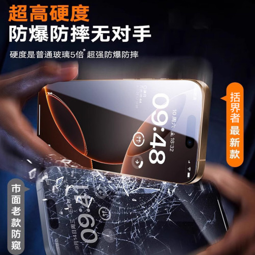 蘋果15Promax磨砂防窺iPhone17鋼化膜16pro膜360防窺膜蘋果13適用 蘋果15Promax磨砂防窺iPhone17鋼化膜16pro膜360防窺膜蘋果13適用