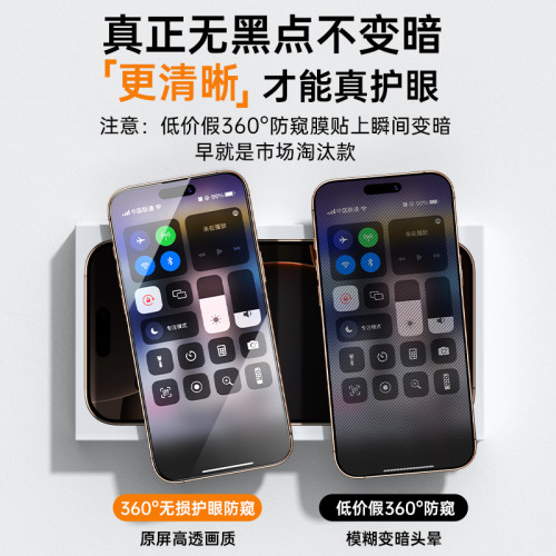 360度蘋果防窺膜適用蘋果16防窺鋼化膜iPhone14蘋果手機膜防媮窺3 360度蘋果防窺膜適用蘋果16防窺鋼化膜iPhone14蘋果手機膜防媮窺3