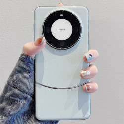 高級感電鍍素皮適用華爲Mate70Pro手機殼防摔mate50pro保護套60RS