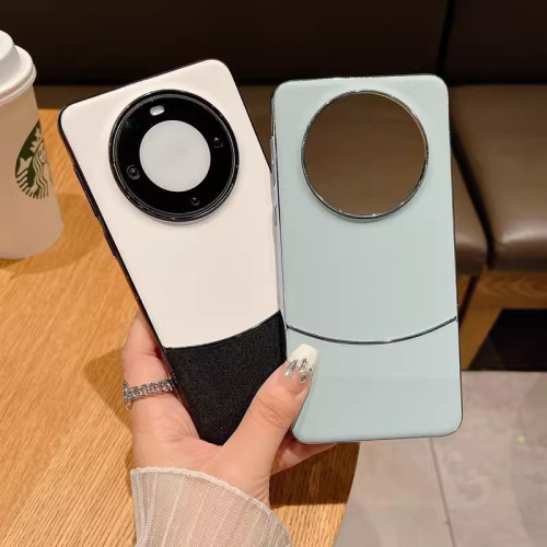 高級感電鍍素皮適用華爲Mate70Pro手機殼防摔mate50pro保護套60RS 高級感電鍍素皮適用華爲Mate70Pro手機殼防摔mate50pro保護套60RS