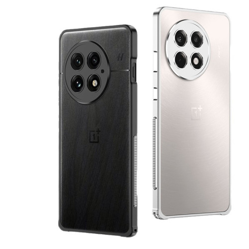 適用Oneplus13R海馬釦邊框手機殼一加ace5/5pro金屬鏡頭散熱