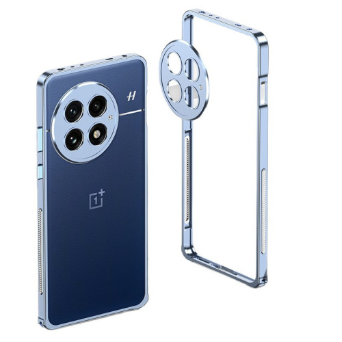 適用一加13海馬釦邊框殼一加13T金屬手機殼裸機感OnePlus13T