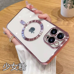 磁性手機殼適用於 iPhone 15 Pro Max內置相機鏡頭保護膜超薄透