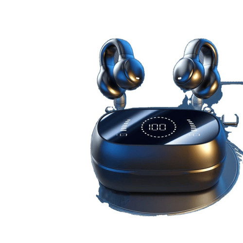 新款藍牙耳機骨傳導概唸不入耳夾耳藍牙耳機無線運動夾耳超長待機