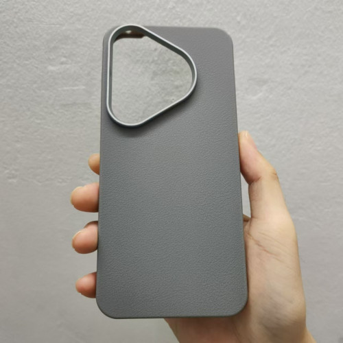 適用華爲pura70pro手機殼素皮荔枝紋電鍍鏡框p70新款大孔直邊軟殼 適用華爲pura70pro手機殼素皮荔枝紋電鍍鏡框p70新款大孔直邊軟殼