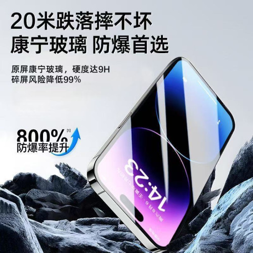 適用小米14/13康寧無塵艙鋼化膜紅米K70/K60/K50note13/12手機膜