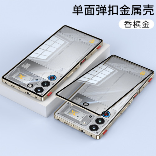 適用紅魔10Pro手機殼肩鍵版彈扣金屬單釦Remagic10Air防摔套