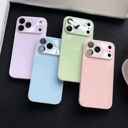 適用iphone17液態冰感玻璃手機殼新款14蘋果16Promax保護套15全包