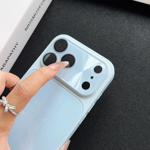 適用iphone17液態冰感玻璃手機殼新款14蘋果16Promax保護套15全包