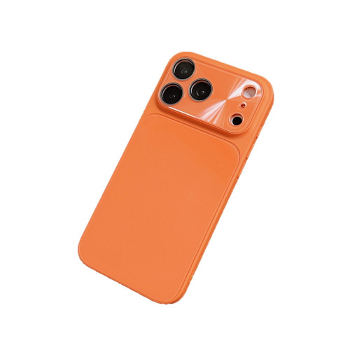 適用iphone17液態冰感玻璃手機殼新款14蘋果16Promax保護套15全包