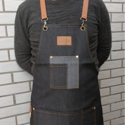 【】圍裙ogo髮廊    l髮型師技師服 咖啡廳 餐飲牛仔 批