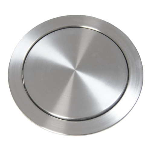 酒店不鏽鋼嵌入式蓋垃圾桶蓋家用廚房搖蓋繙蓋衛生間洗手台工裝蓋