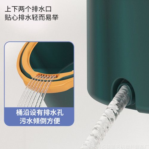 家用免手洗旋轉單桶拖把新款懶人洗脫一體神器家居一拖淨拖布桶