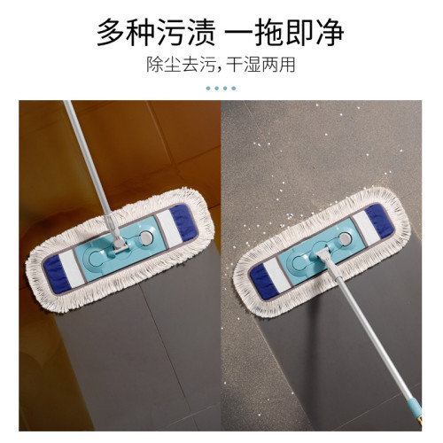 美麗雅棉線拖把布套式平板地拖大號塵推家用木地板墩布百貨