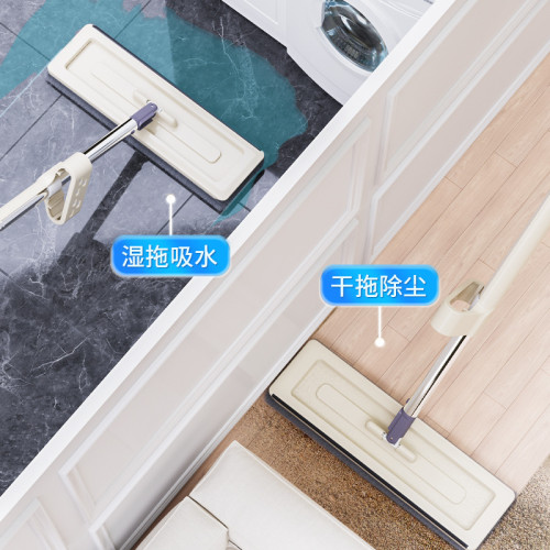 免手洗平板拖把 家用旋轉拖地神器乾溼兩用懶人吸水替換拖布百貨