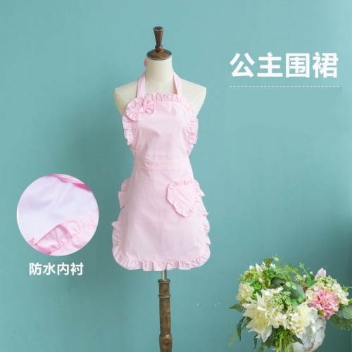 圍裙可愛日系家用廚房公主女僕韓版時尚性感防水防油歐式仙女圍腰