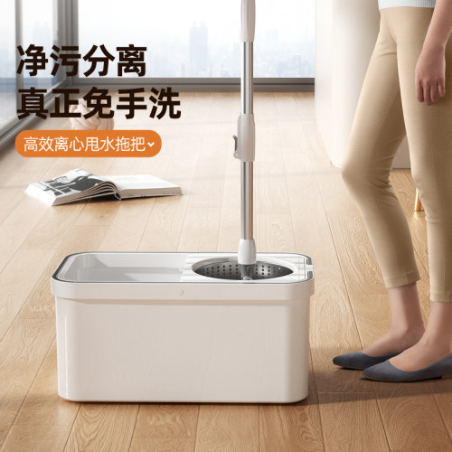 新款旋轉拖把家用自動拖把桶甩乾懶人拖地神器免手洗拖地墩布桶
