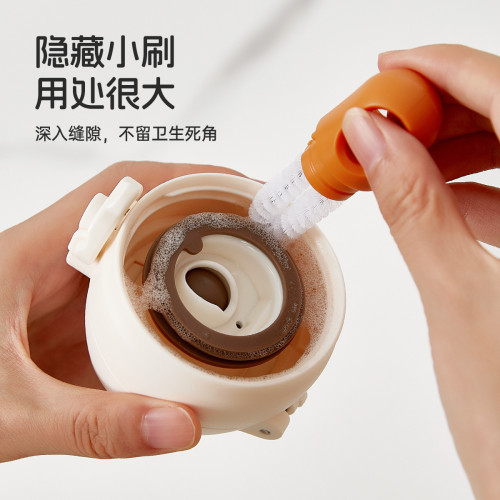 杯刷刷子清潔洗杯子神器水杯清洗長柄多功能三合一奶瓶保溫杯涮子