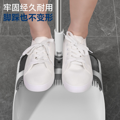掃把簸箕掃帚組合套裝2024新款家用掃地大笤帚不沾頭髮清潔神器