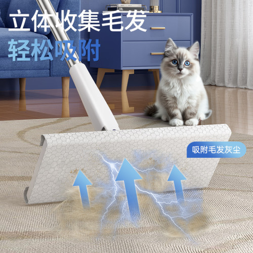 新款大號全自動夾抹布免手洗加長洗臉巾拖把家用靜電除塵懶人神器
