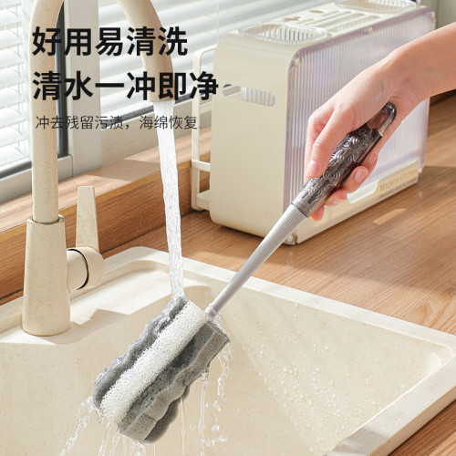 長柄海綿杯刷可拆卸清潔刷保溫杯紅酒杯清潔刷奶瓶刷直髮 長柄海綿杯刷可拆卸清潔刷保溫杯紅酒杯清潔刷奶瓶刷直髮