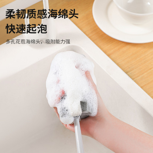 長柄海綿杯刷可拆卸清潔刷保溫杯紅酒杯清潔刷奶瓶刷直髮 長柄海綿杯刷可拆卸清潔刷保溫杯紅酒杯清潔刷奶瓶刷直髮