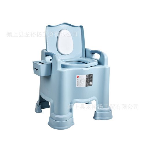 ✅可移動馬桶坐便器老人家用成人室內防臭可攜式老年人床邊起夜座便