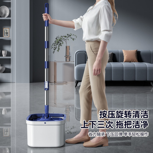 大號乾溼兩用拖地拖把家用套裝mop淨汙分離旋轉拖把桶懶人清潔桶