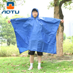 三合一騎行雨衣戶外後背包雨披多功能野餐墊登山地墊爆款AT6927
