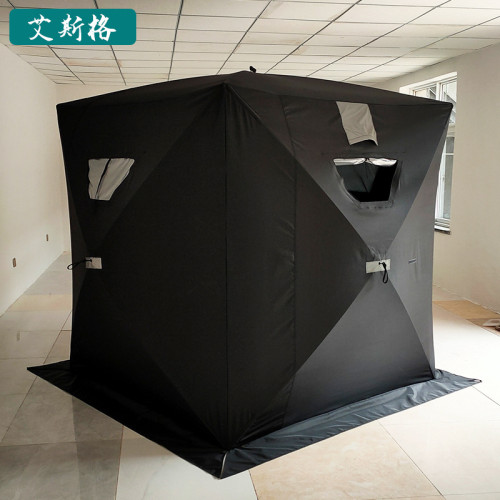 戶外冰釣屋釣魚帳篷室外速開加厚帳篷防雨冰面冰釣冬釣帳篷