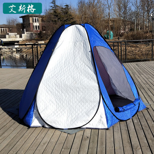 六角棉帳篷冬季保暖加棉雙人戶外釣魚帳篷露營戶外野營用品冰釣屋