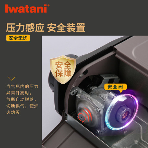 岩谷可攜式煎炒燒烤爐瓦斯爐家庭燒烤烤肉爐具家用火鍋瓦斯卡式爐