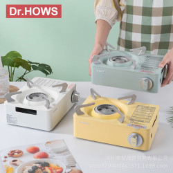 韓國Dr.HOWS戶外迷你卡式爐家用可攜式燒烤爐具野營瓦斯爐灶防風