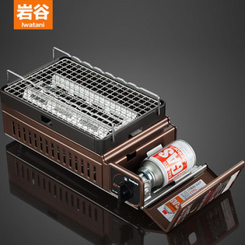 岩谷卡式爐燒烤爐家用可攜式戶外烤肉灶烤串爐野炊卡斯爐