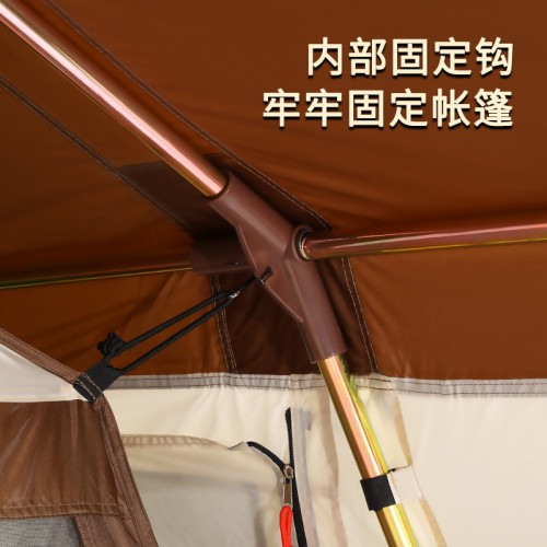 復刻Ogawa52R小川帳篷多人戶外雙層日式山野西川小屋秋日帳篷