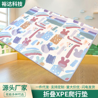 卡通xpe折曡爬爬墊寶寶爬行墊戶外野餐墊可折曡室內客廳遊戯墊